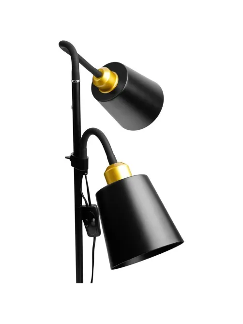 Светильник Ultraflash UF-404 C02 черн  (напольн, торшер, цоколь Е27)