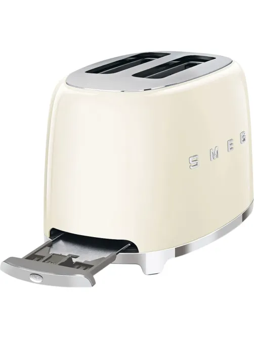 Тостер SMEG TSF01CREU,2 ломтика, кремовый