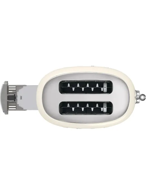 Тостер SMEG TSF01CREU,2 ломтика, кремовый