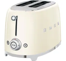 Тостер SMEG TSF01CREU,2 ломтика, кремовый