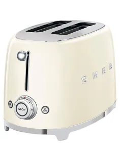 Тостер SMEG TSF01CREU,2 ломтика, кремовый