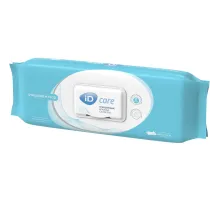 Салфетки влажные очищающие iD CARE 64шт/уп