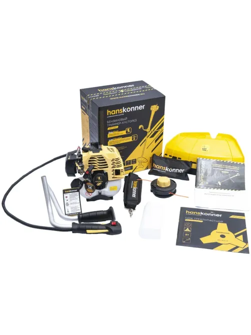 Триммер бензиновый Hanskonner HBT126D, 26 см3, 1,16 л.с
