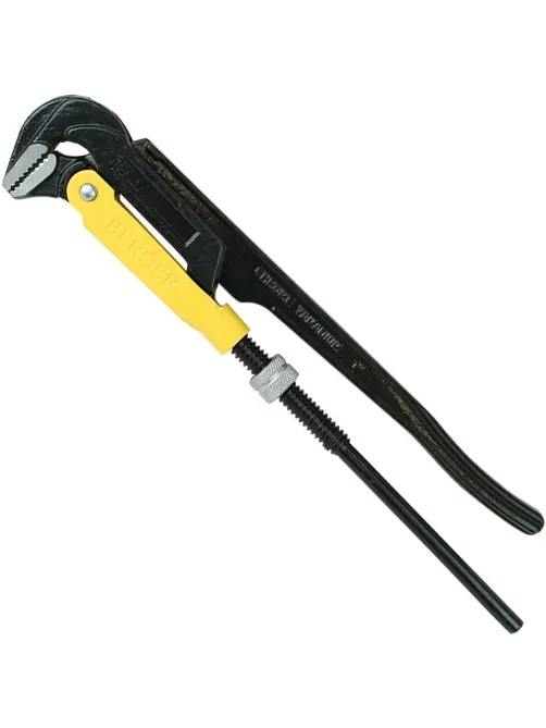 Ключ трубный рычажный №1 320мм, тип L (прямой) 90, 1 BERGER BG4003