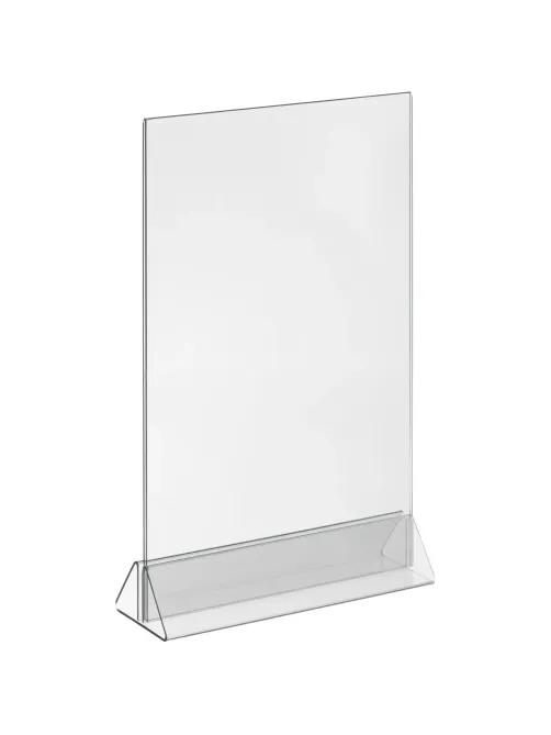 Ценникодержатель настол Комус под меню,треуг.осн.ACR-MENU HOLDER А4,10шт/уп