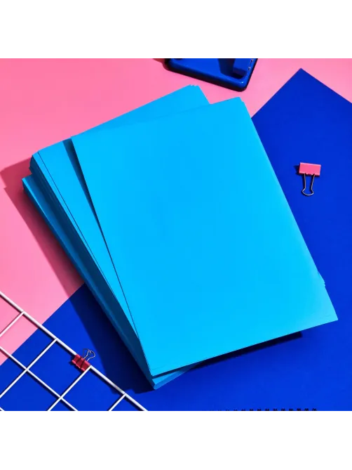 Бумага цветная Attache (голубой интенсив), 80г, А4, 500 л
