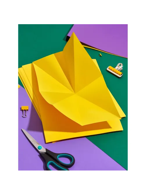 Бумага цветная Комус Color (лимон интенсив), 80г, А4, 50 л.