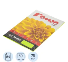 Бумага цветная Комус Color (зеленый неон) 75+-5гр, А4, 50 л