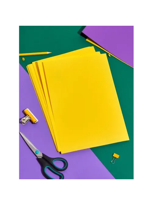 Бумага цветная Комус Color (лимон интенсив), 80г, А4, 50 л.