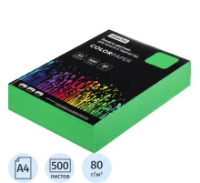 Бумага цветная Attache (зеленый интенсив), 80г, А4, 500 л