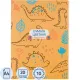Бумага цветная Комус Класс 10цв,20л,А4,одностор, офсет 80гр, в папке