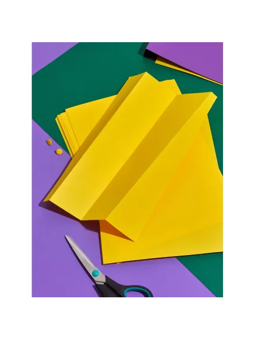 Бумага цветная Комус Color (лимон интенсив), 80г, А4, 50 л.
