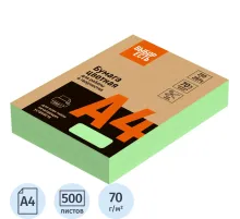 Бумага цветная (зеленый пастель), 70г, А4, 500 л