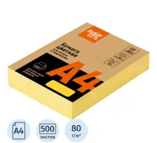 Бумага цветная Выбор есть (А4,80г,желтый интенсив) пачка 500л