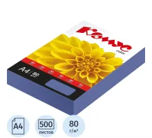 Бумага цветная Комус Color (кобальт интенсив), 80г, А4, 500 л.