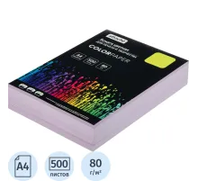 Бумага цветная Attache (фиолетовый пастель), 80г, А4, 500 л