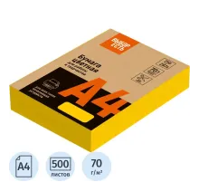 Бумага цветная (оранжевый неон), 70г, А4, 500 л