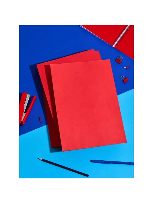 Бумага цветная Комус Color (красный интенсив), 80г, А4, 500 л.