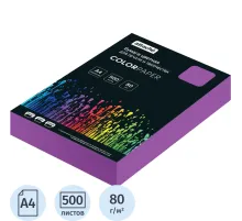 Бумага цветная Attache (лиловый интенсив), 80г, А4, 500 л