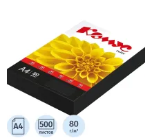 Бумага цветная Комус Color (черный интенсив), 80г, А4, 500 л.