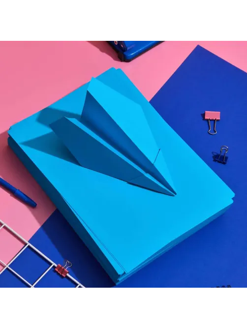 Бумага цветная Attache (голубой интенсив), 80г, А4, 500 л