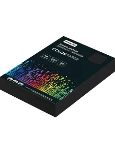 Бумага цветная Attache (черный интенсив), 80г, А4, 500 л