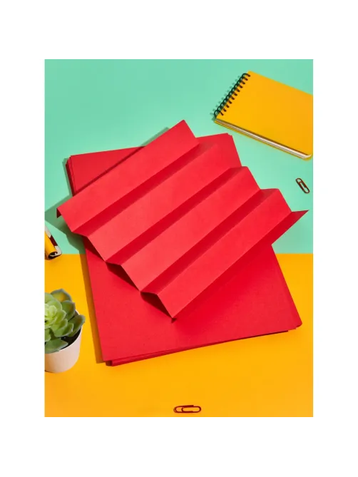 Бумага цветная Комус Color (красный интенсив), 80г, А4, 100 л.