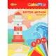 Картон цветной №1School 8л,8цв,А4 мелов ColorPics в папке 3шт/уп(1695908)