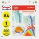 Картон белый Комус Класс ColorPics 10л А4 мелован.папка