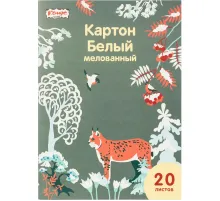 Картон белый  20л ,А4, Комус Класс Живая природа, мелов