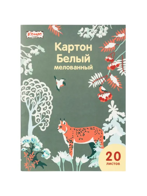 Картон белый  20л ,А4, Комус Класс Живая природа, мелов
