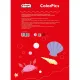 Картон белый  8л,А4 мелованный ColorPics в папке