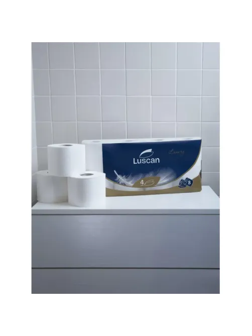 Бумага туалетная Luscan Luxury 4сл, 18м, 8рул/уп
