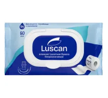 Бумага туалетная влажная Luscan 60шт/уп