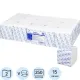 Бумага туалетная д/дисп Luscan Professional 2сл белая цел 250л 15пач/уп