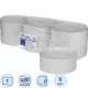 Бумага туалетная д/дисп Luscan Professional 1сл белая втор 480м 6рул/уп