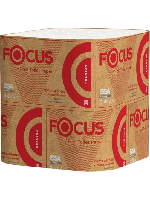 Бумага туалетная д/дисп Focus Premium 2сл 250л15пач/уп_5083735/50202898_п/э