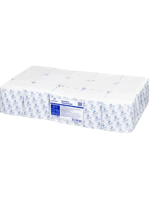 Бумага туалетная д/дисп Luscan Professional 2сл белая цел 250л 15пач/уп