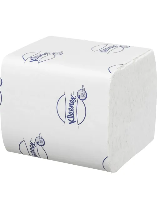 Бумага туалетная листовая д/дисп KK Kleenex 2сл белая 200л 36 пач/уп_8408