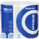 Бумага туалетная Focus Optimum 2сл белая 22м 180л 4рул/уп_5036770/50202215