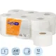 Бумага туалетная д/дисп SoffiPRO Эконом 1сл белая 200м 12рул/уп_10901494