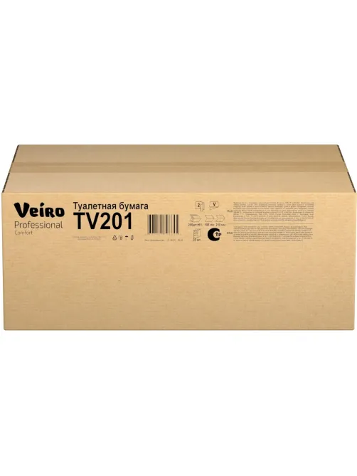 Бумага туалетная Vсл Veiro Professional 2сл 250лист 30 пач/уп TV201_УГМК