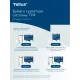 Бумага туалетная Tork/Tellus T4 3сл бел перф Премиум 15м94л 8рул/уп 243100