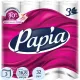Бумага туалетная Papia 3сл бел 100%цел втул 16,8м 140л 32рул/уп