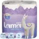Бумага туалетная Snow Lama 3сл цел 18м 4шт/уп