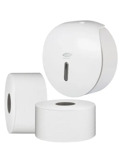 Бумага туалетная д/дисп Luscan Professional 2сл белая цел 170м 12рул/уп