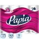 Бумага туалетная Papia Белая 3сл бел 100%цел втул 16,8м 140л 12рул/уп