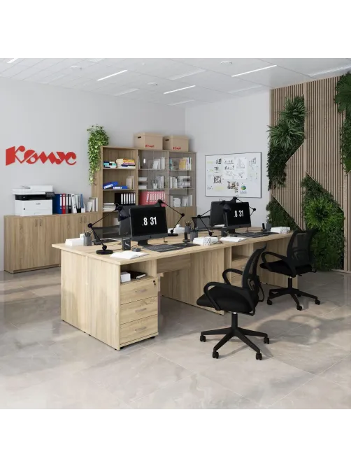 Тумба приставная Мебель Easy One 913922 дуб сонома (091)