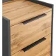 Тумба мобильная К-Loft 241T003 дуб натур./графит