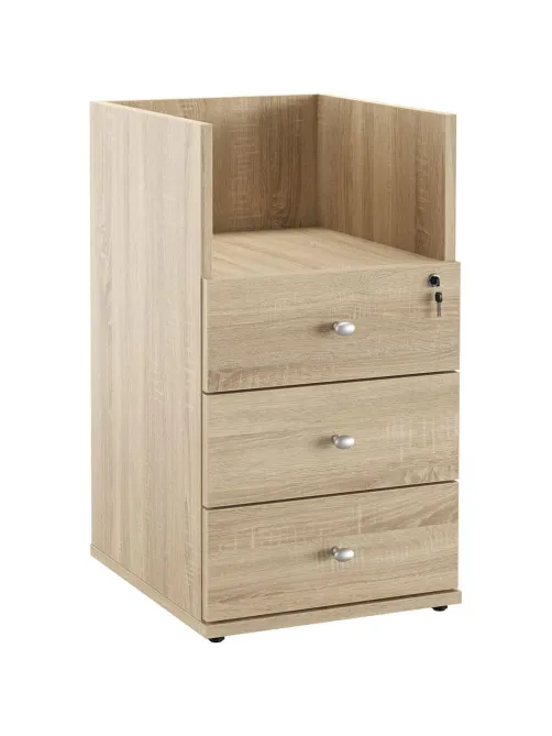 Тумба приставная Easy One LT 22/16 400 дуб сонома 3 ящ